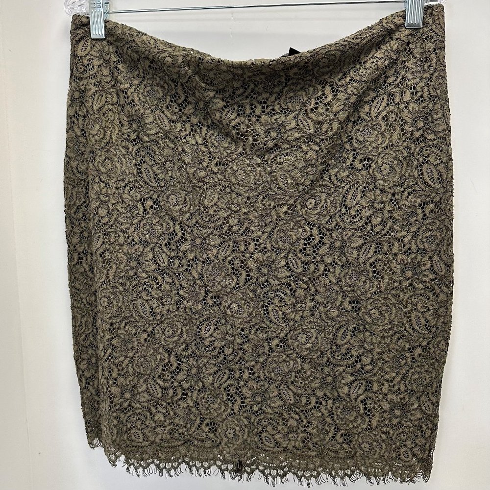 - Banana Republic Brown Lace Skirt Short /Mini Size 12
